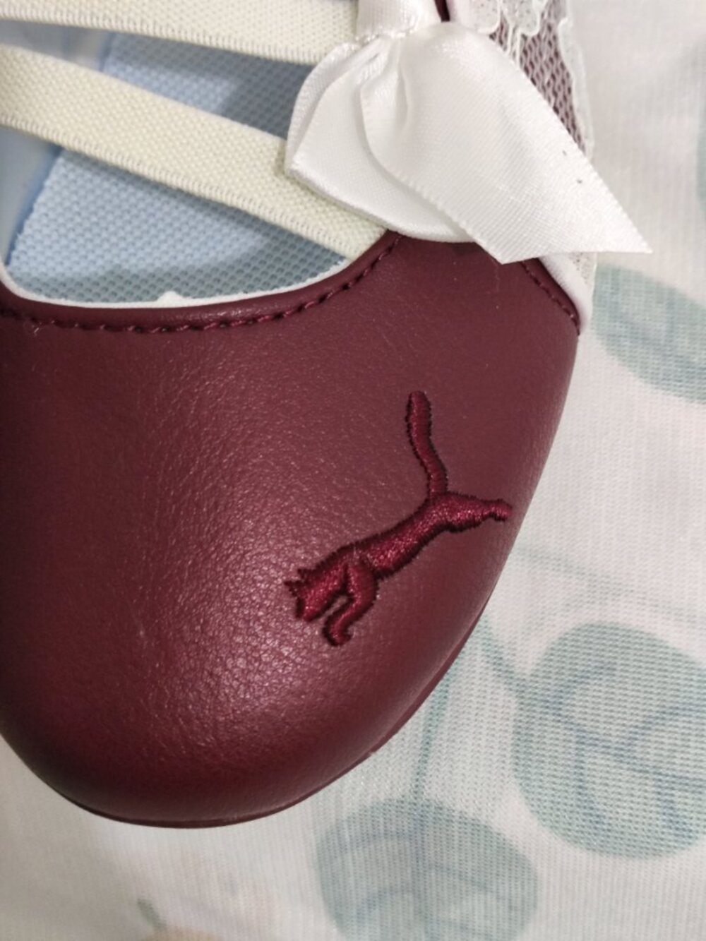 PUMA Ballet Style Lace Mary Jane Sneakers - Picture 3 of 8